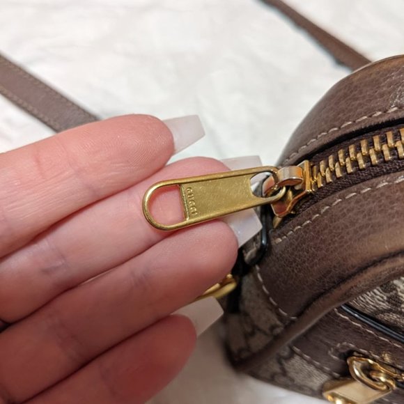 GUCCI Ophidia Gg Supreme Mini Shoulder Bag In Brown - Picture 8 of 15